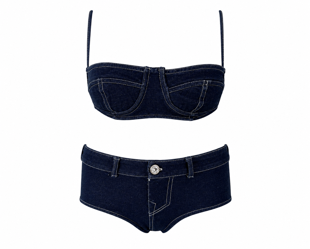 True Religion Denim Stitch Bikini