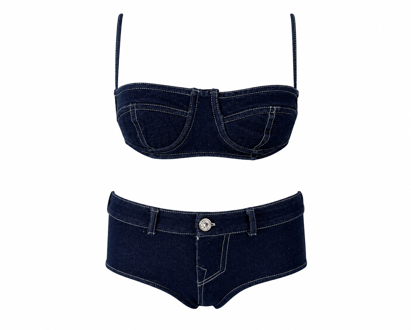 True Religion Denim Stitch Bikini