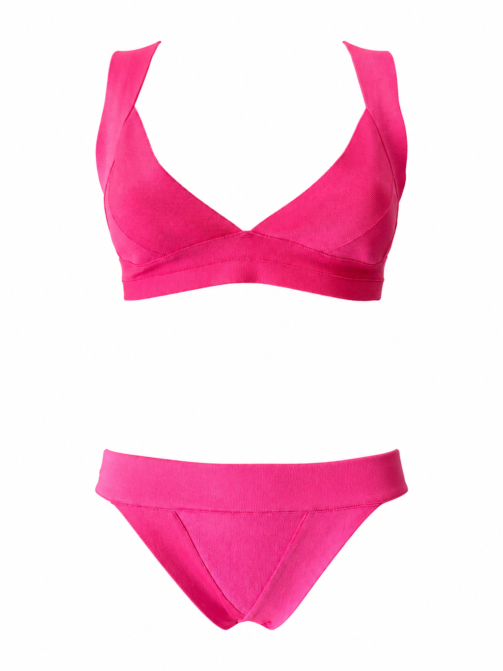 Herve Leger Neon Pink Bikini