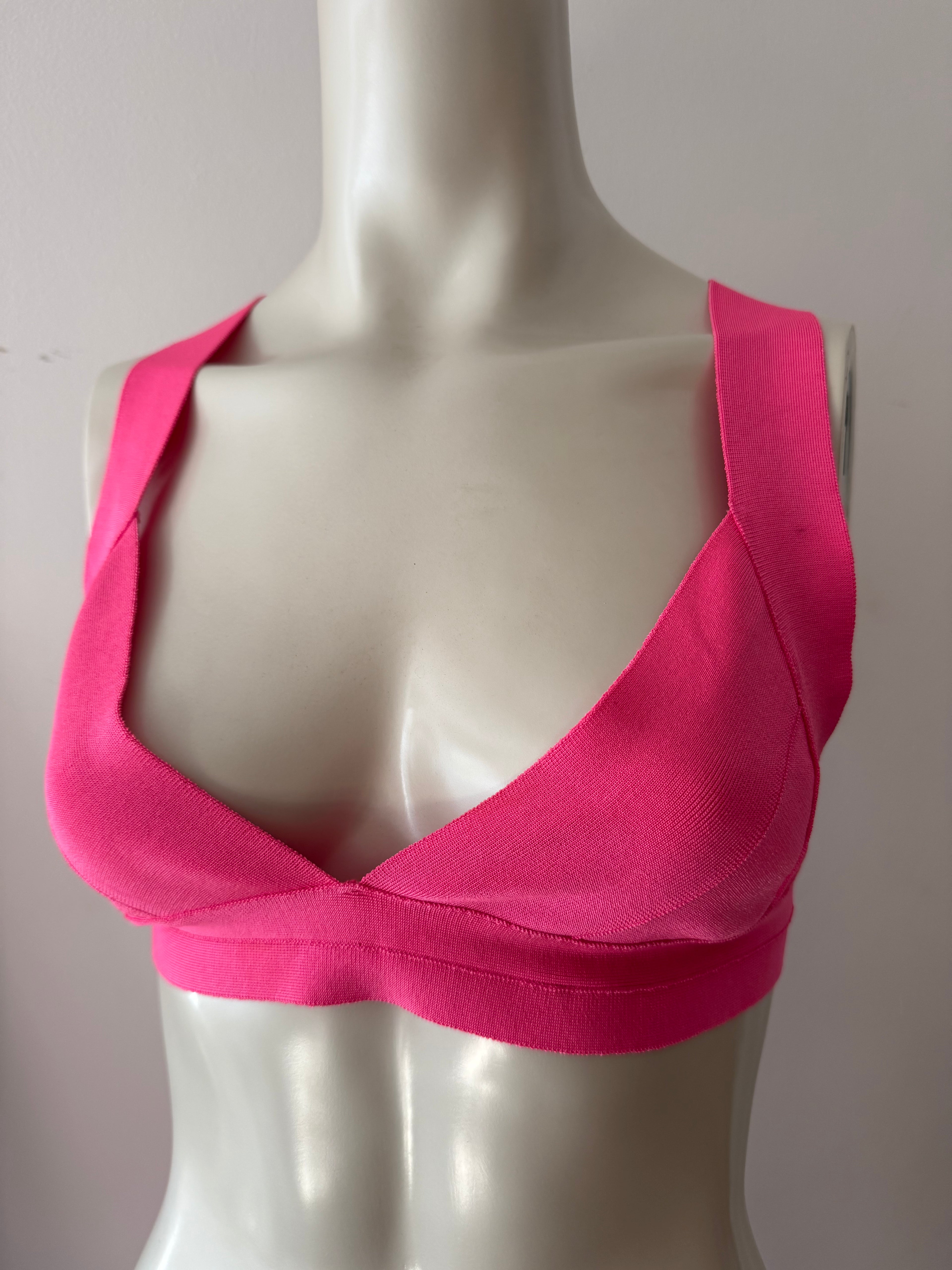 Herve Leger Neon Pink Bikini