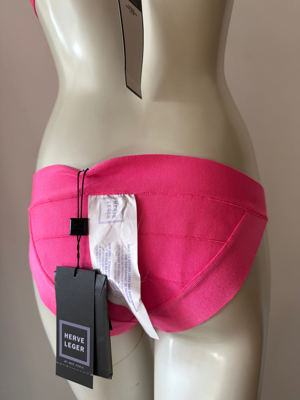 Herve Leger Neon Pink Bikini