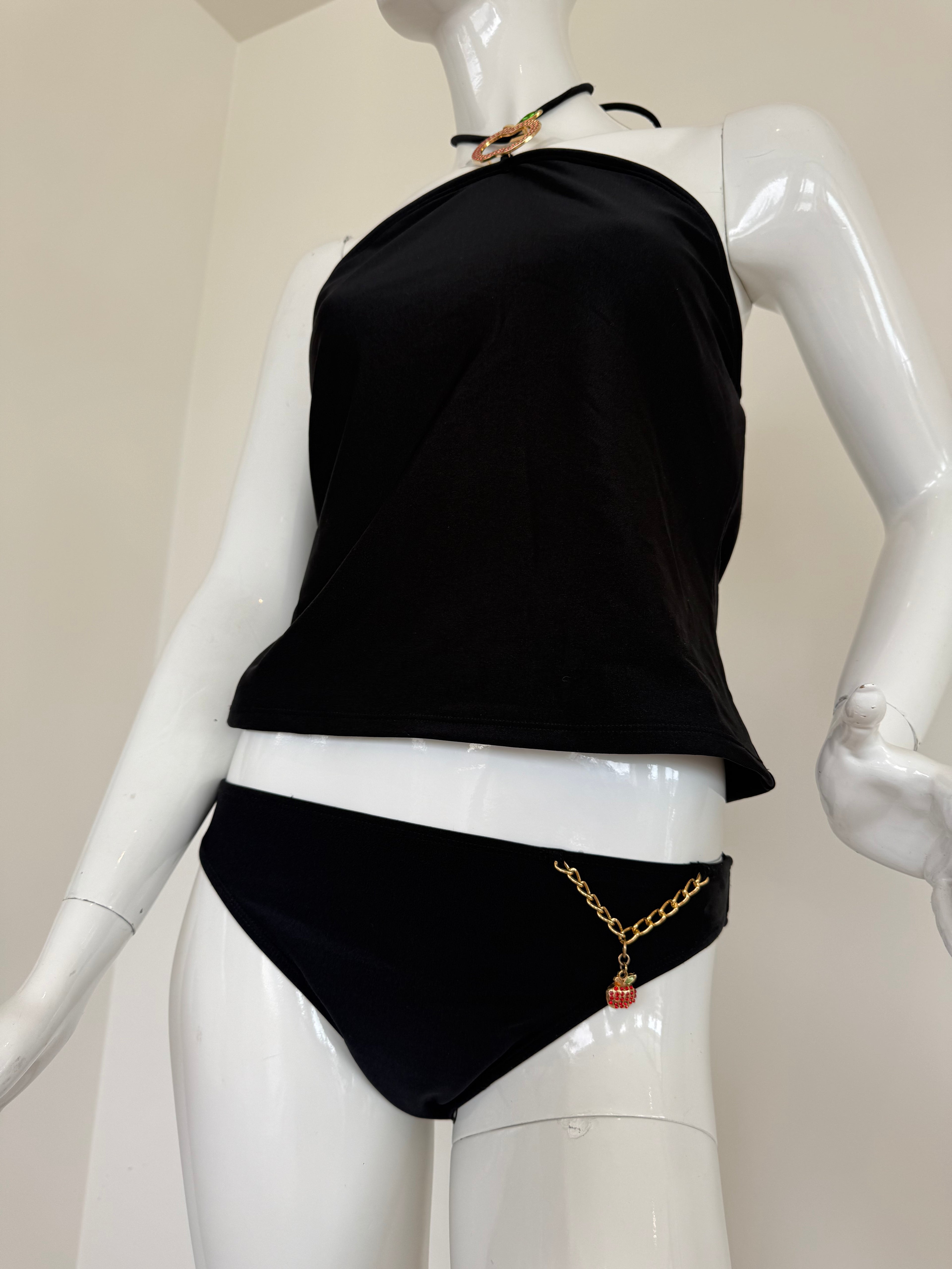 Apple Bottoms Black Tankini