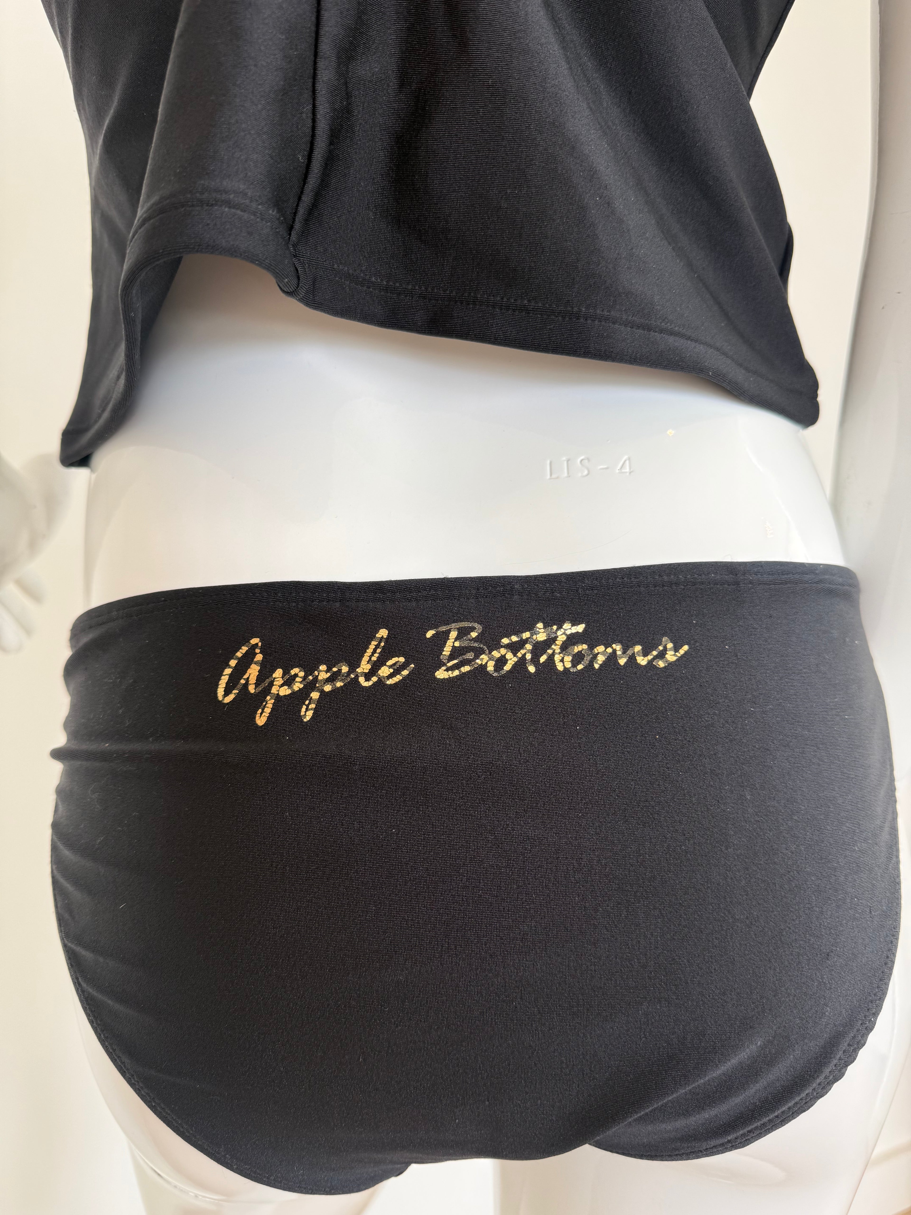 Apple Bottoms Black Tankini