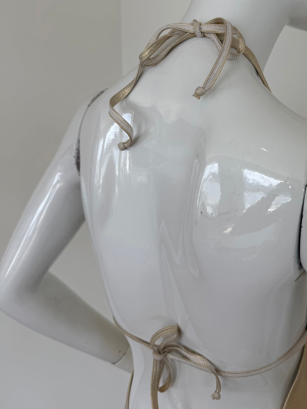 John Richmond Gold Cutout Swimsuit