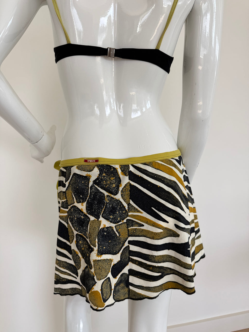 OFF LIMITS Animal Print Bikini Skirt Set