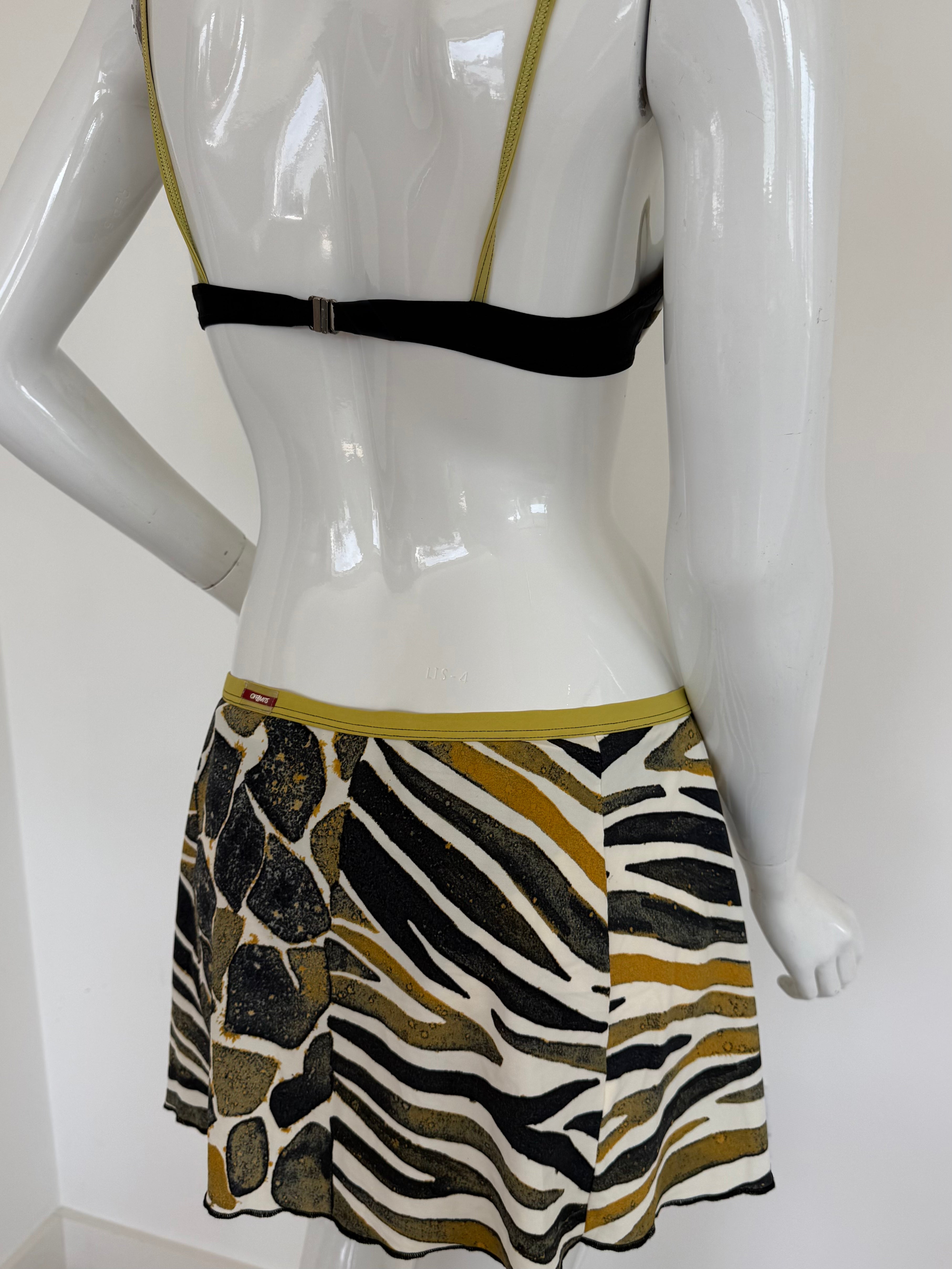 OFF LIMITS Animal Print Bikini Skirt Set