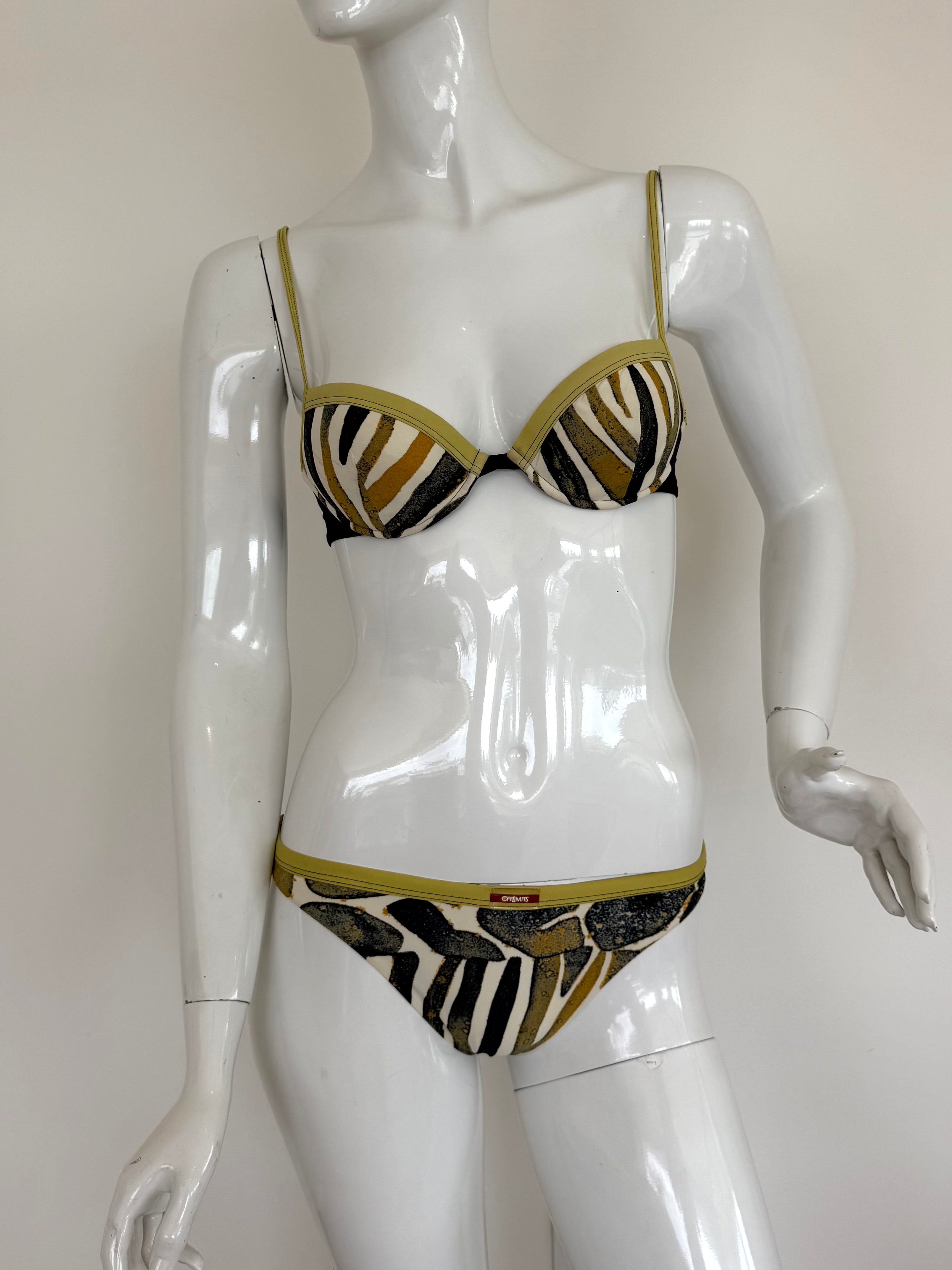 OFF LIMITS Animal Print Bikini Skirt Set
