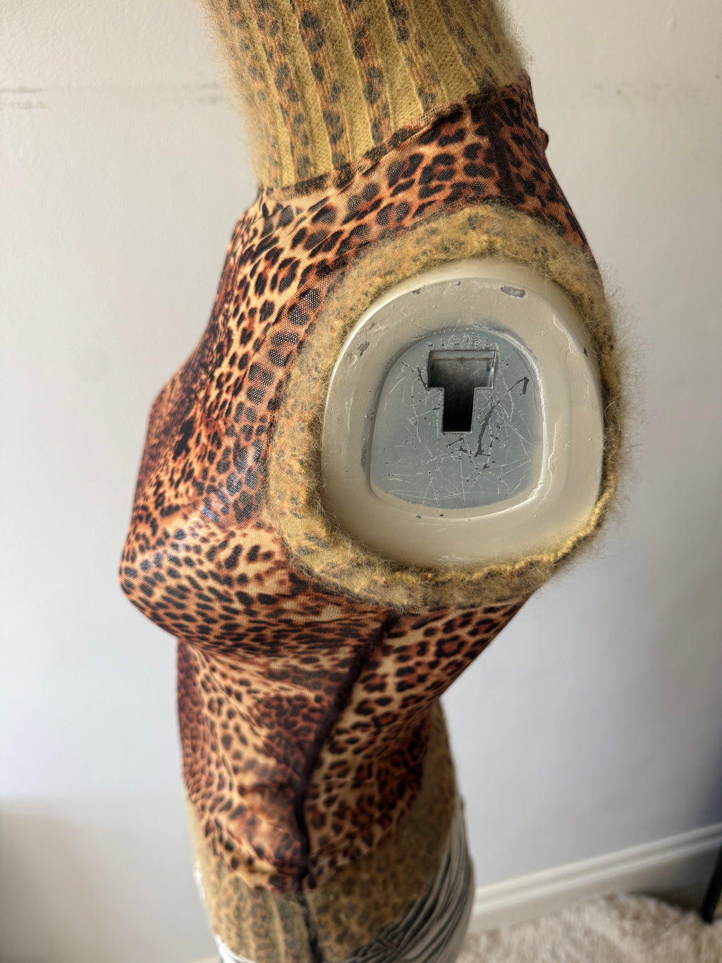 Jean Paul Gaultier 1998 Leopard Mesh Top
