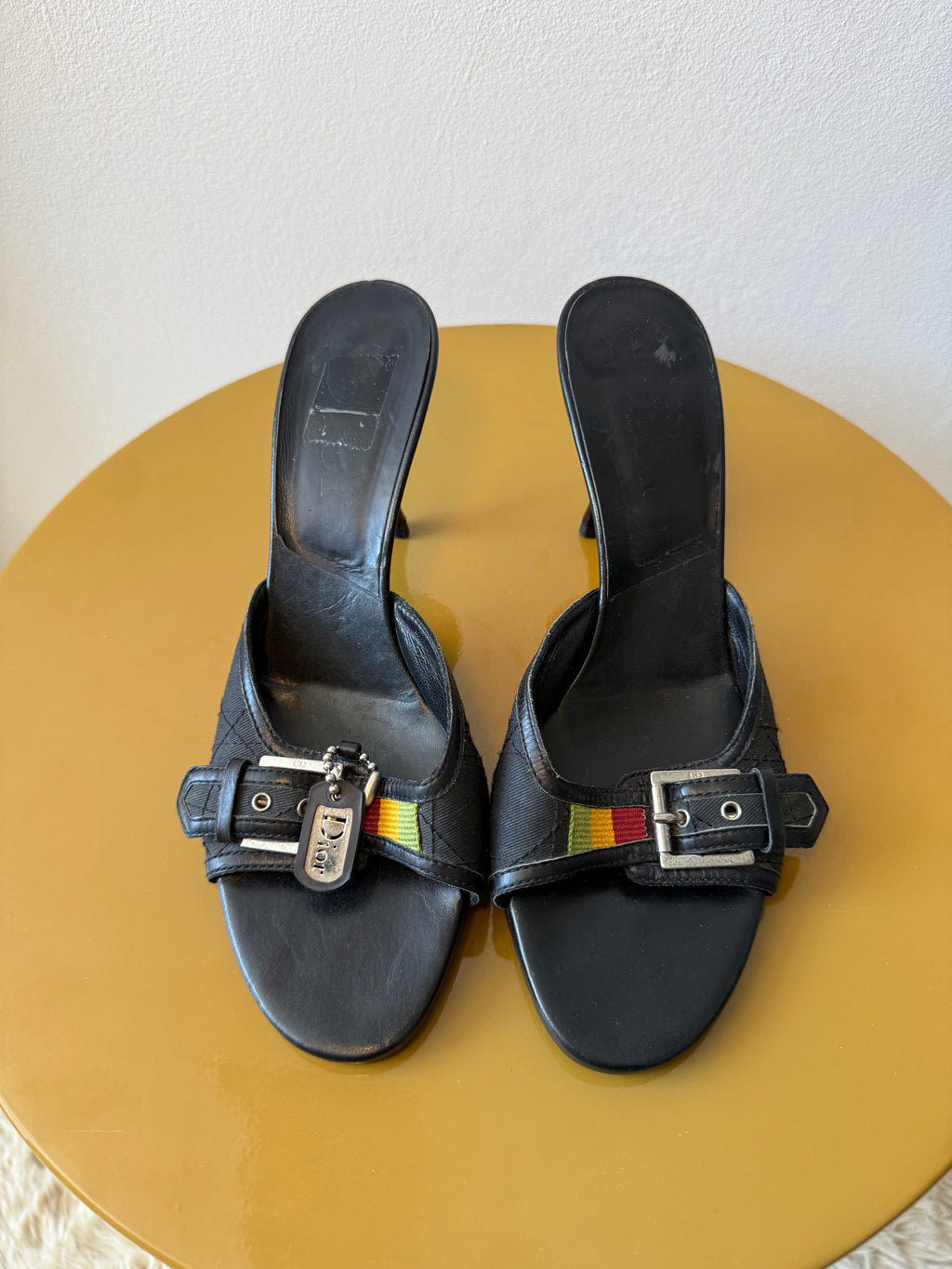 Dior Rasta Black Mules