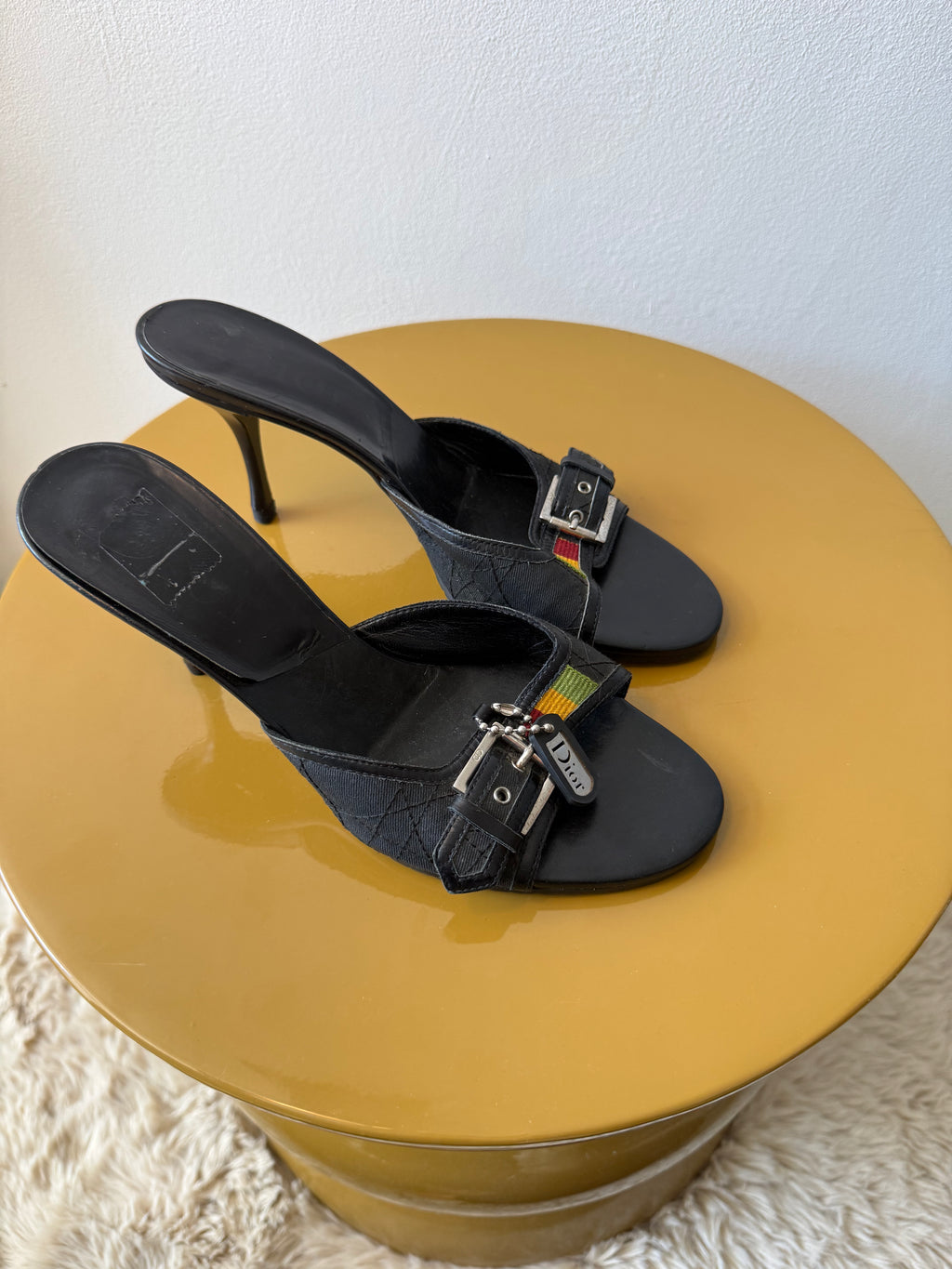 Dior Rasta Black Mules