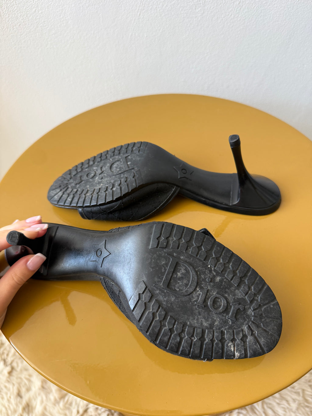 Dior Rasta Black Mules