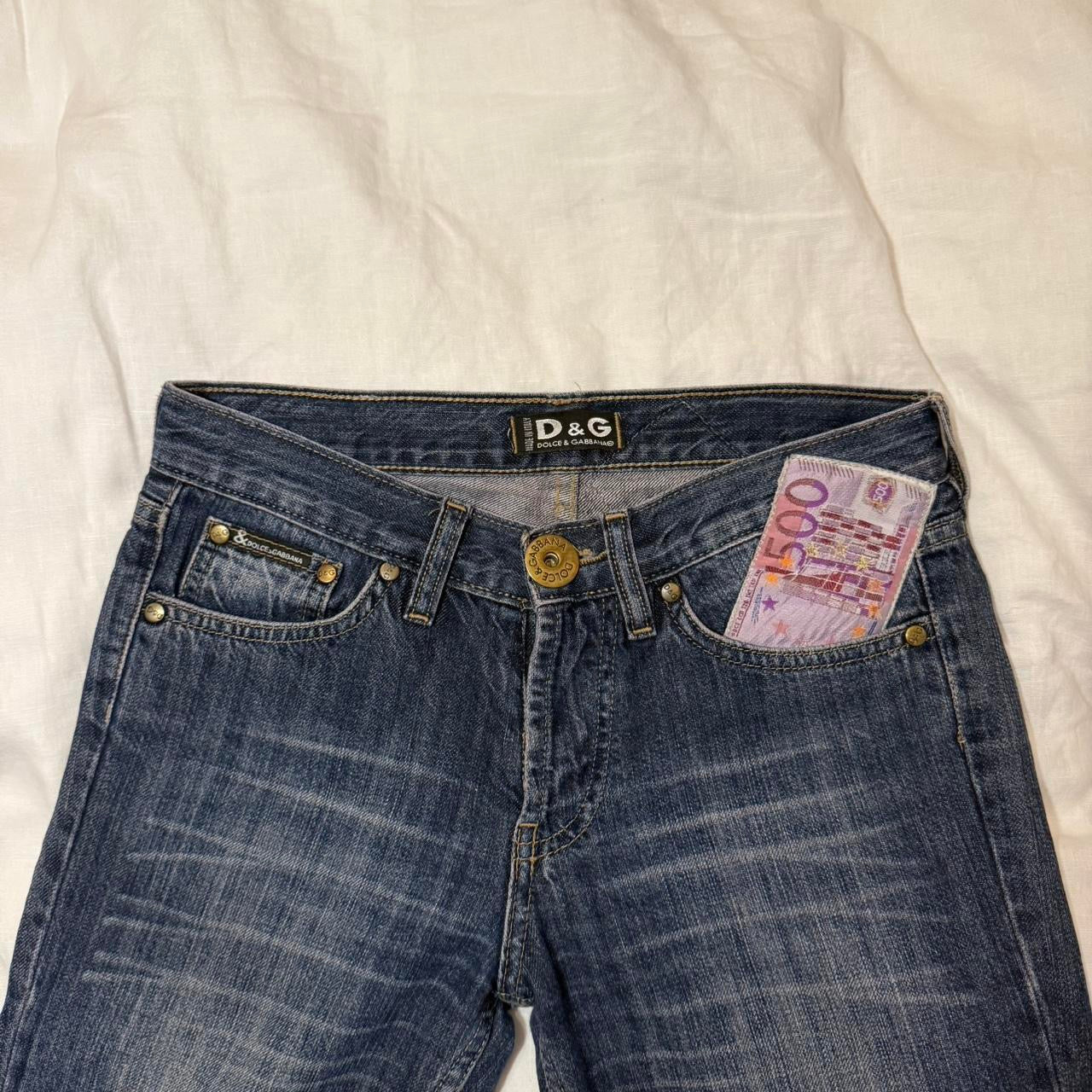 Dolce & Gabbana Dollar Sign Jeans