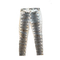 Roberto Cavalli Skinny Zebra Print Jeans