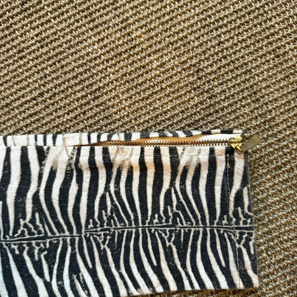Roberto Cavalli Skinny Zebra Print Jeans