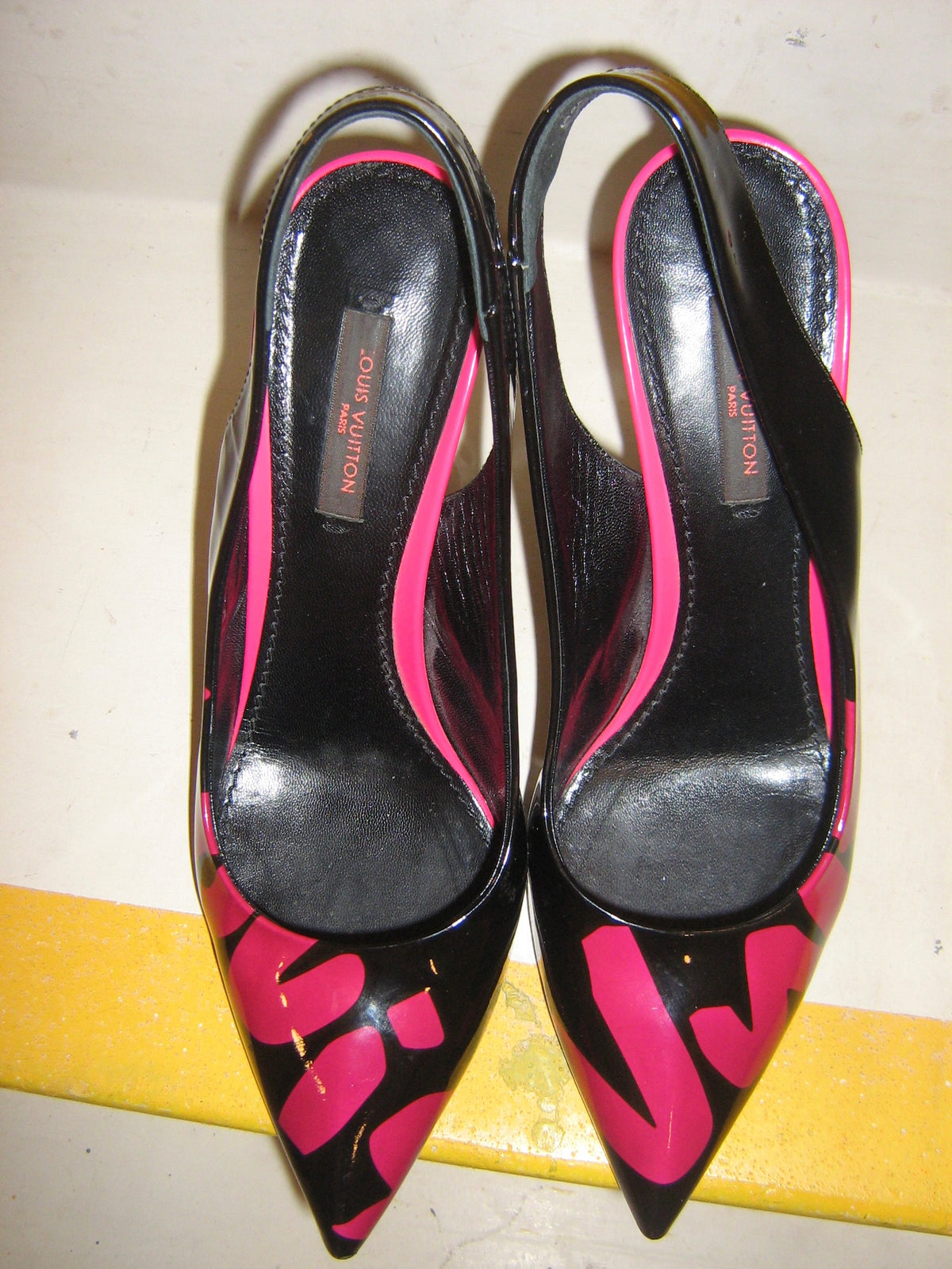 Louis Vuitton X Stephen Sprouse Slingback Heels