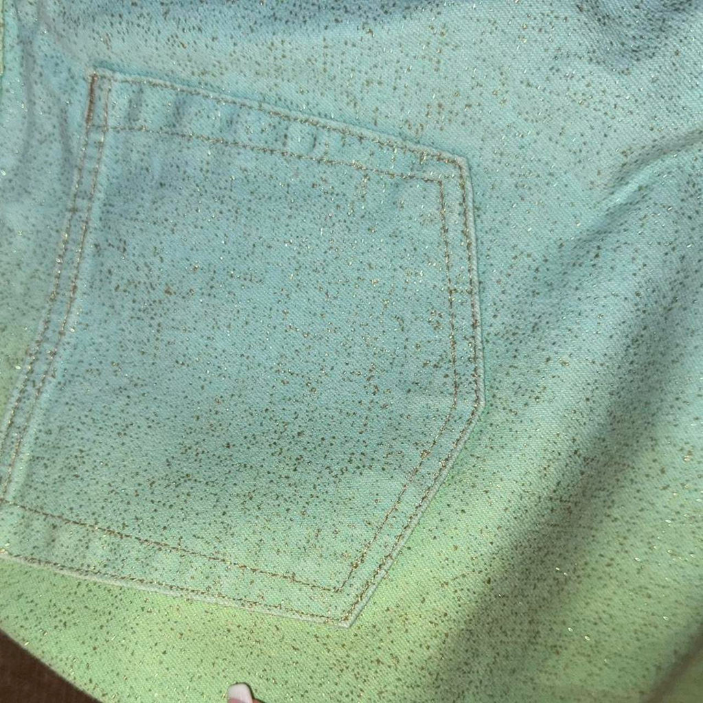 Roberto Cavalli Green and Blue Gradient Jeans