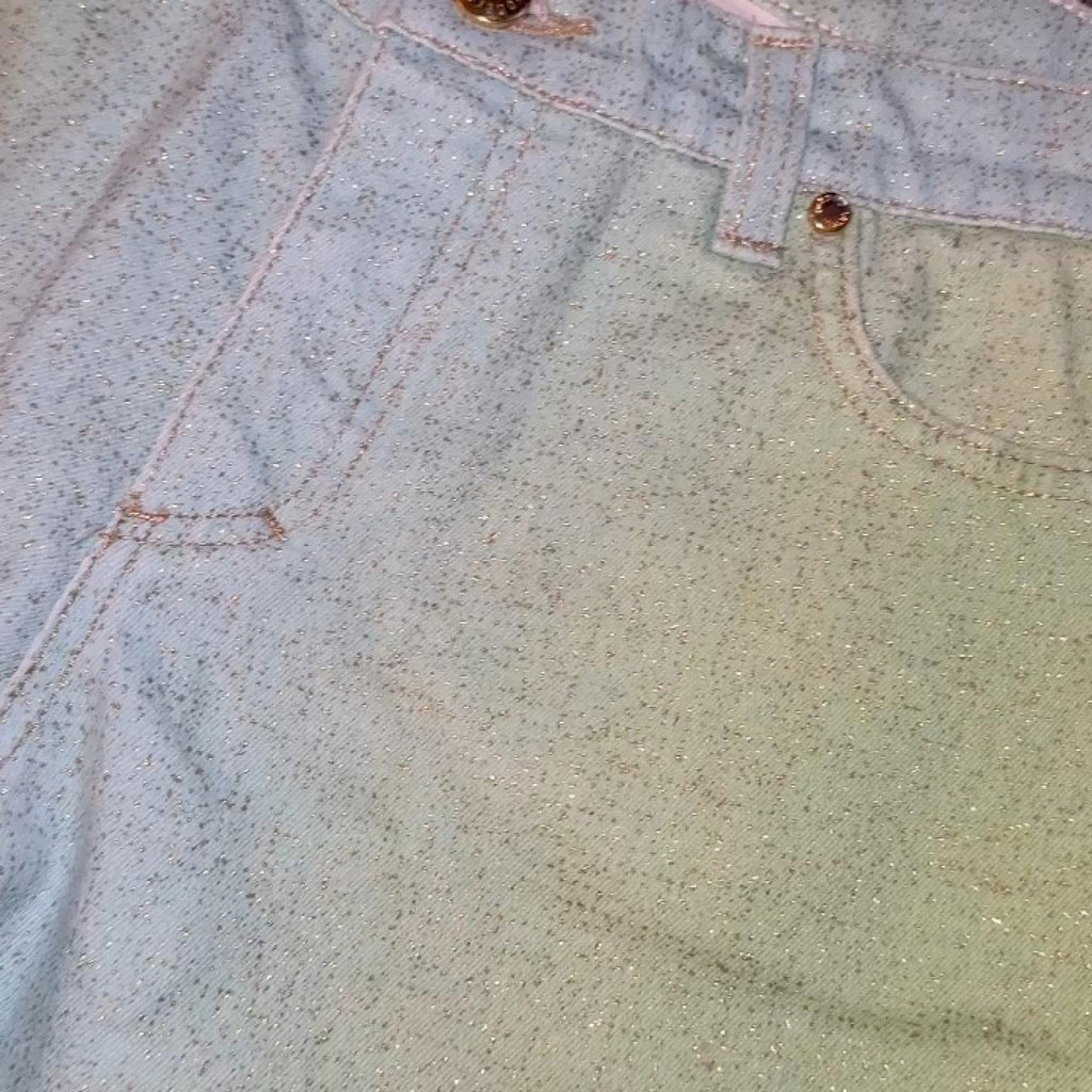 Roberto Cavalli Green and Blue Gradient Jeans