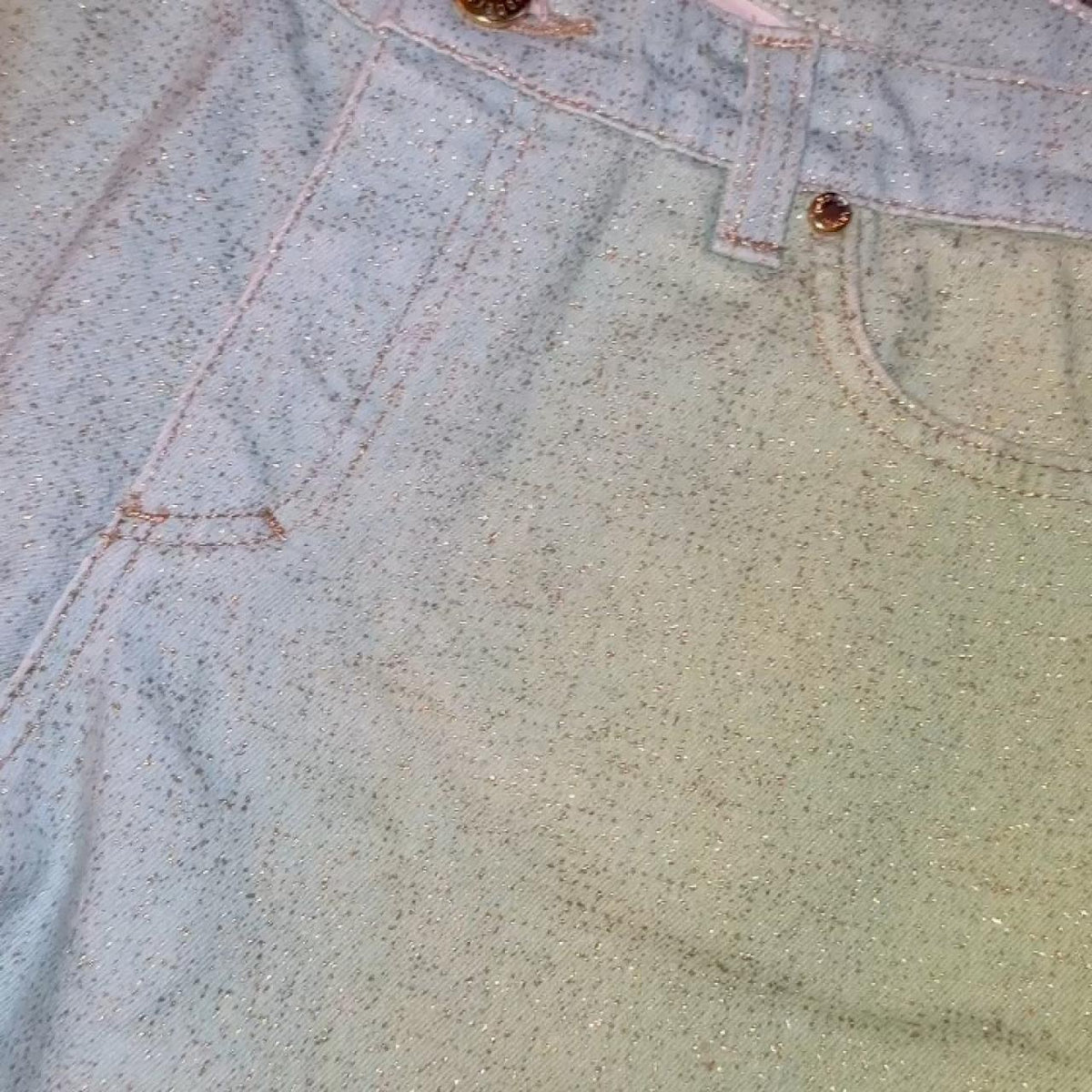 Roberto Cavalli Green and Blue Gradient Jeans