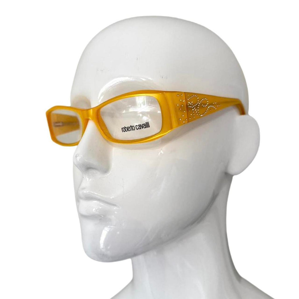 Roberto Cavalli Clear Yellow Fashion Glasses
