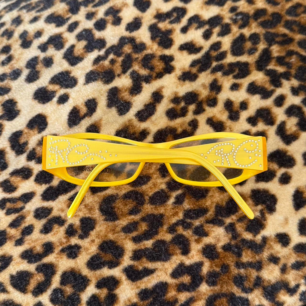 Roberto Cavalli Clear Yellow Fashion Glasses