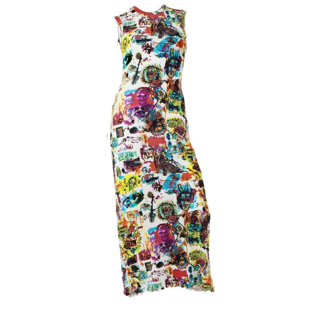 Jean Paul Gaultier Nicki Minaj Basquiat Graffiti Dress