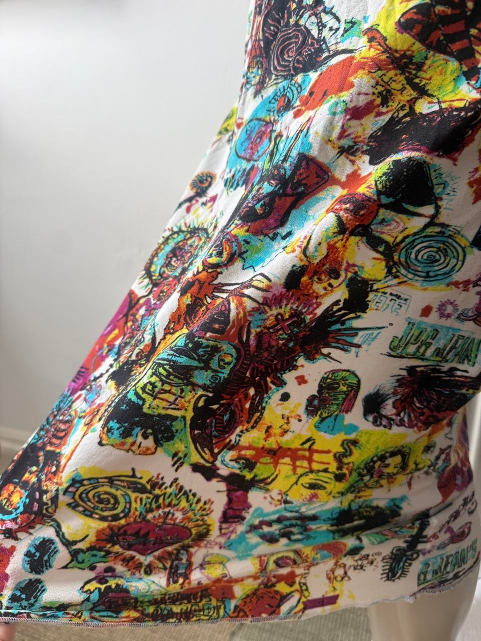 Jean Paul Gaultier Nicki Minaj Basquiat Graffiti Dress