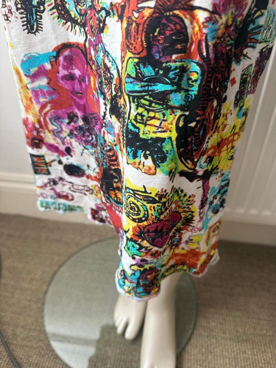 Jean Paul Gaultier Nicki Minaj Basquiat Graffiti Dress