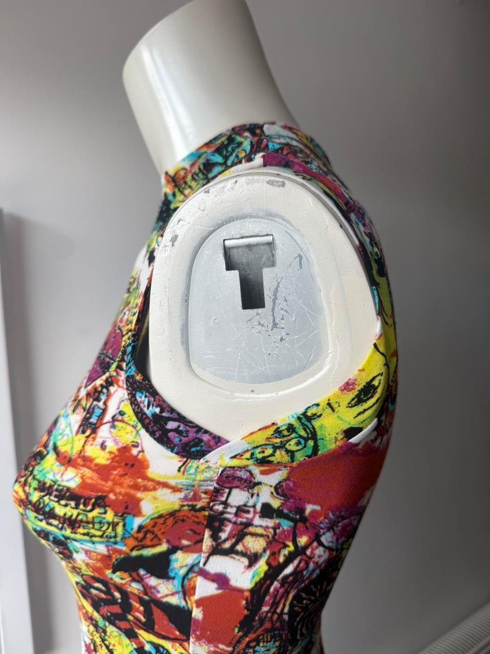 Jean Paul Gaultier Nicki Minaj Basquiat Graffiti Dress