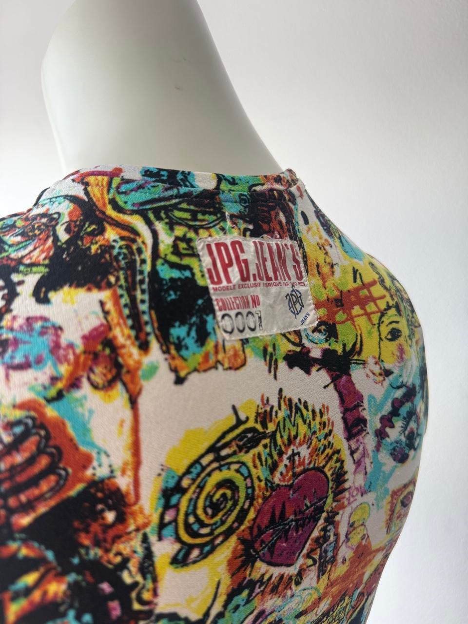 Jean Paul Gaultier Nicki Minaj Basquiat Graffiti Dress
