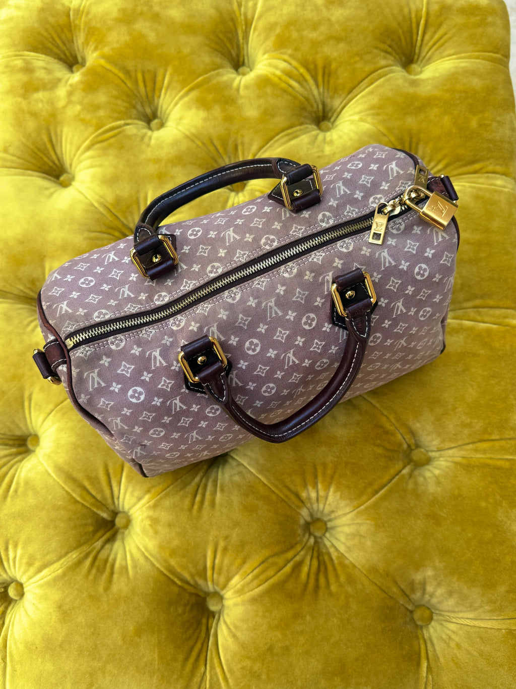 Louis Vuitton Pink Idylle Speedy 30