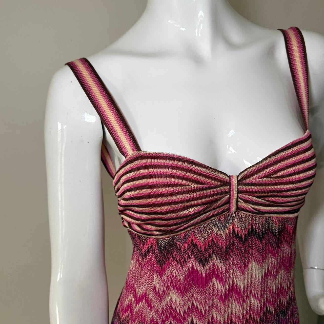Missoni Pink Knit Midi Dress