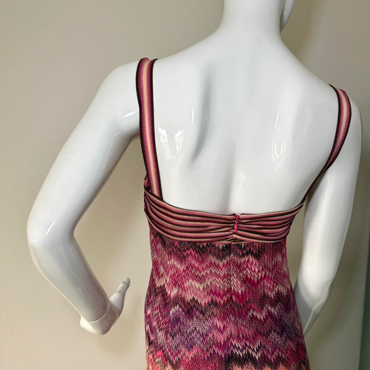 Missoni Pink Knit Midi Dress
