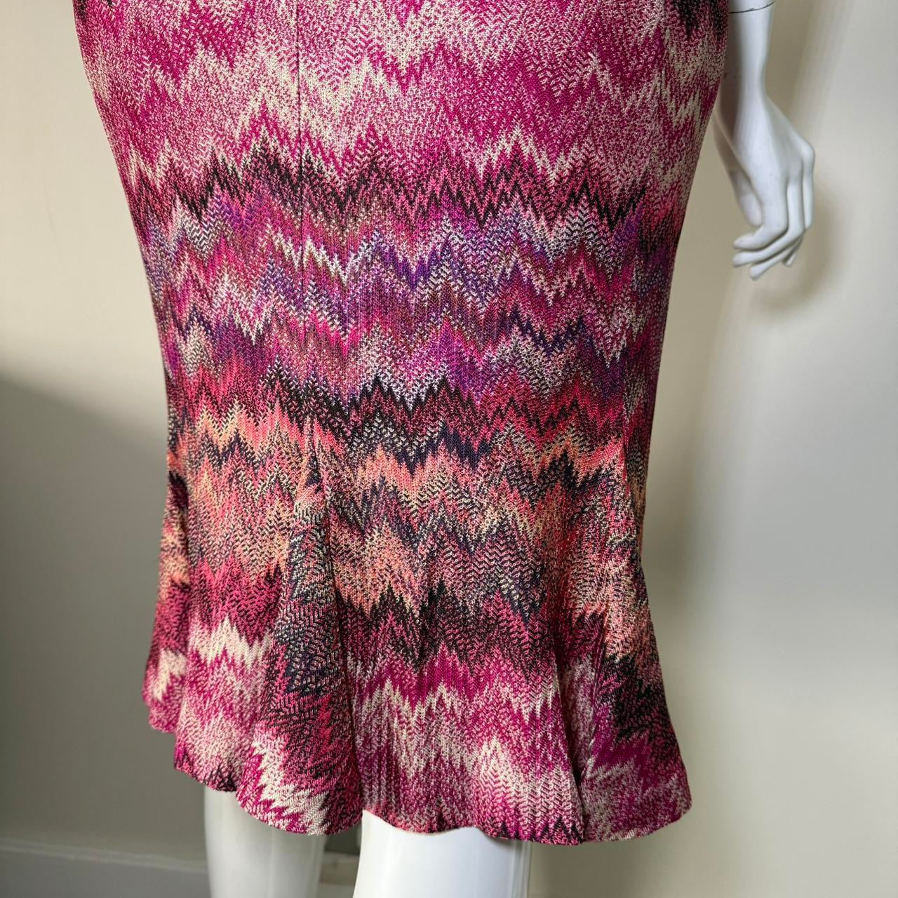 Missoni Pink Knit Midi Dress