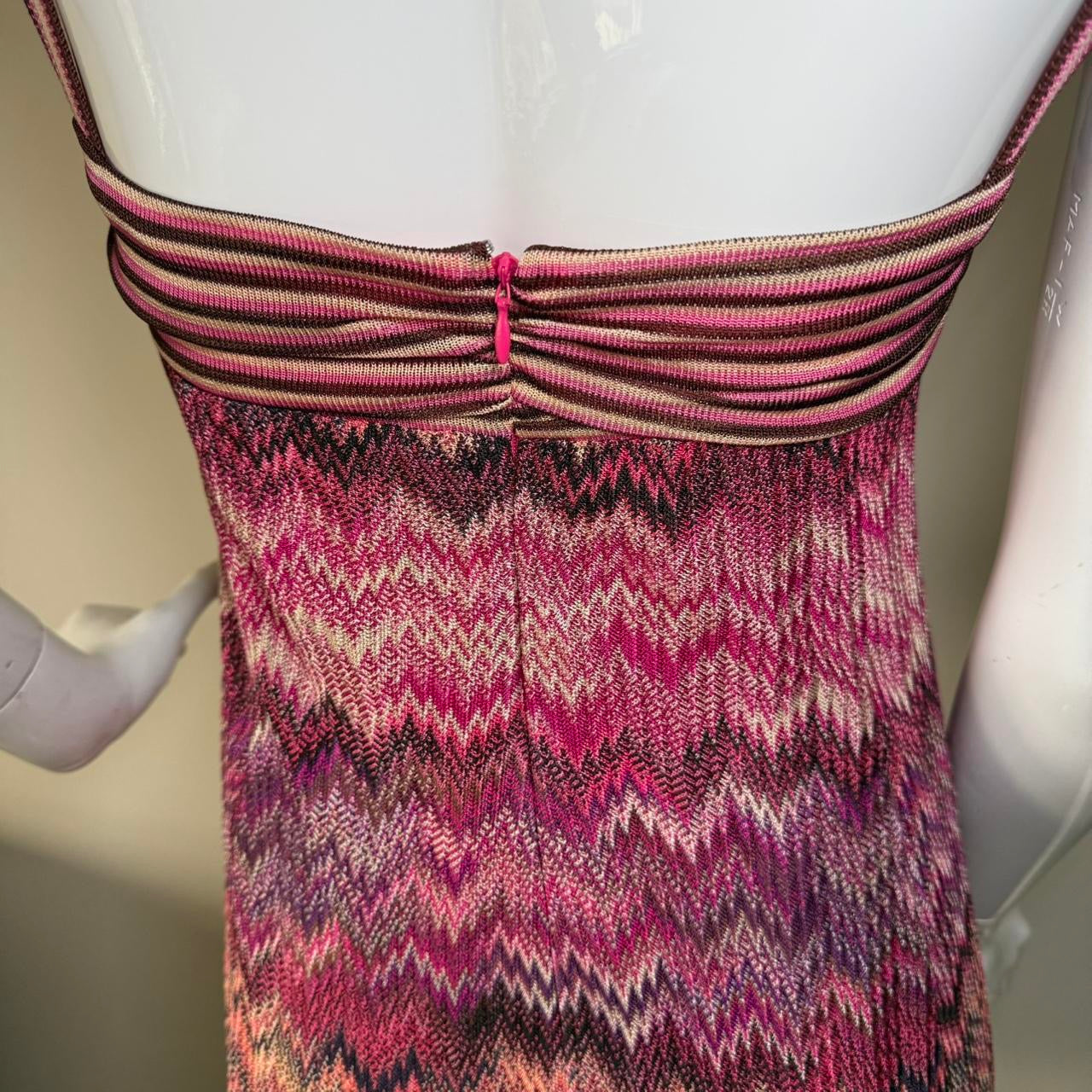 Missoni Pink Knit Midi Dress