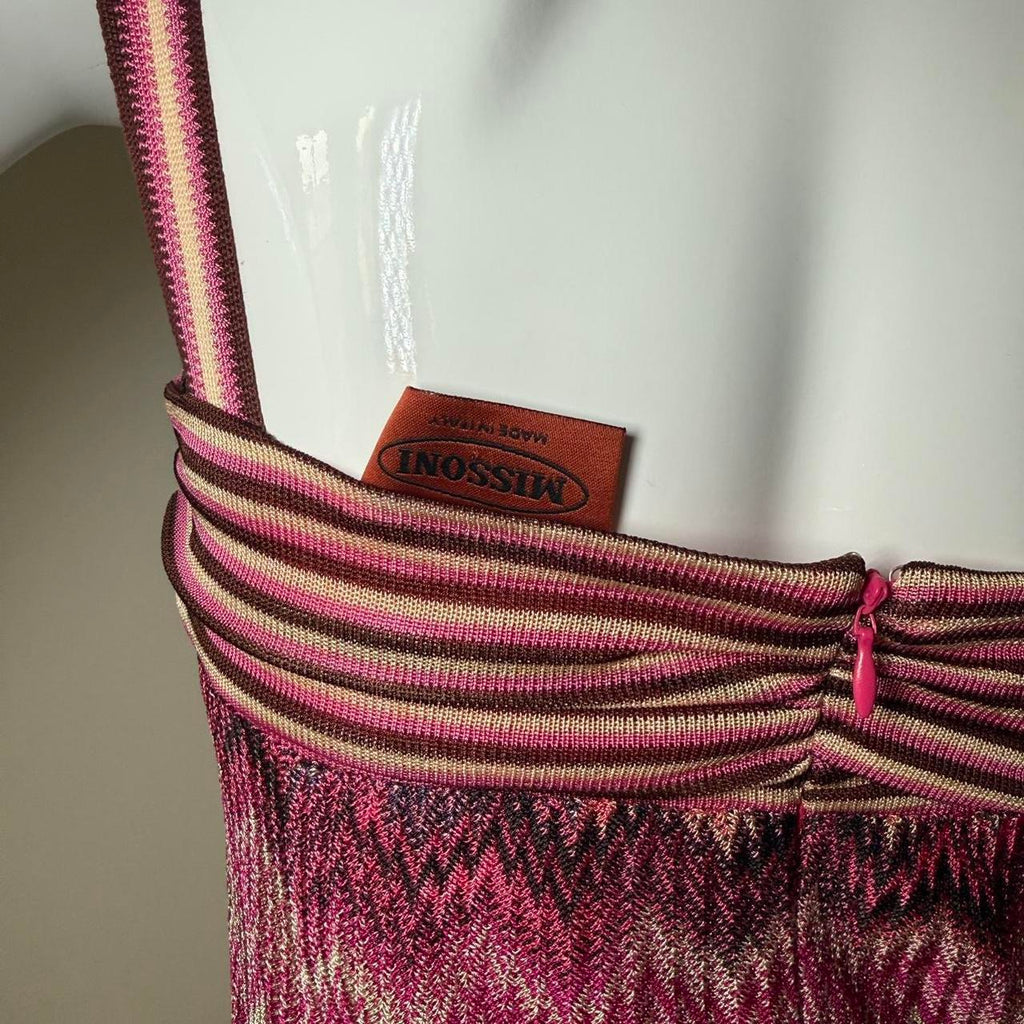 Missoni Pink Knit Midi Dress