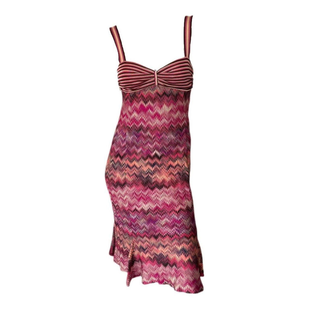 Missoni Pink Knit Midi Dress