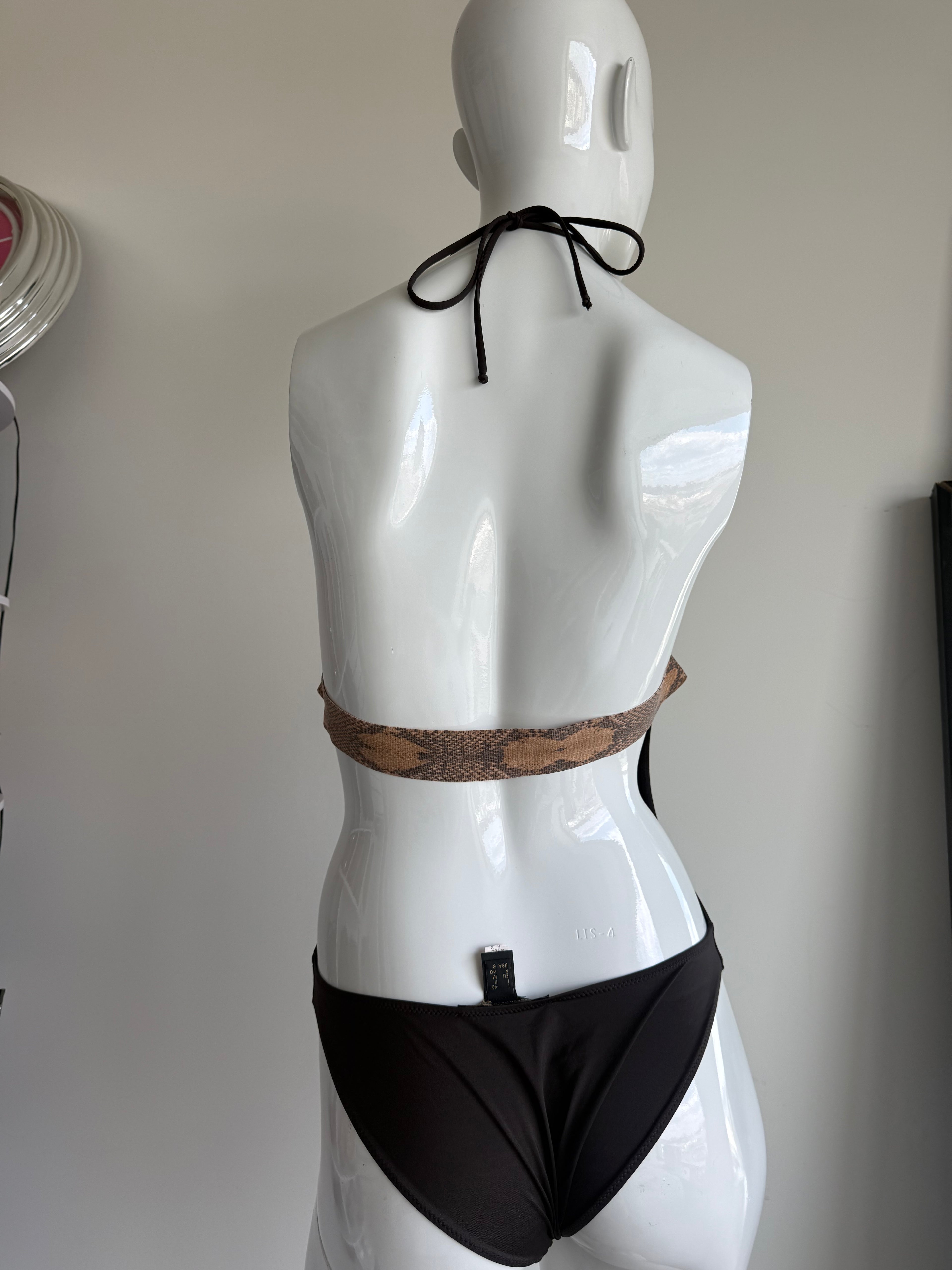 Just Cavalli Black Cutout Swimsuit