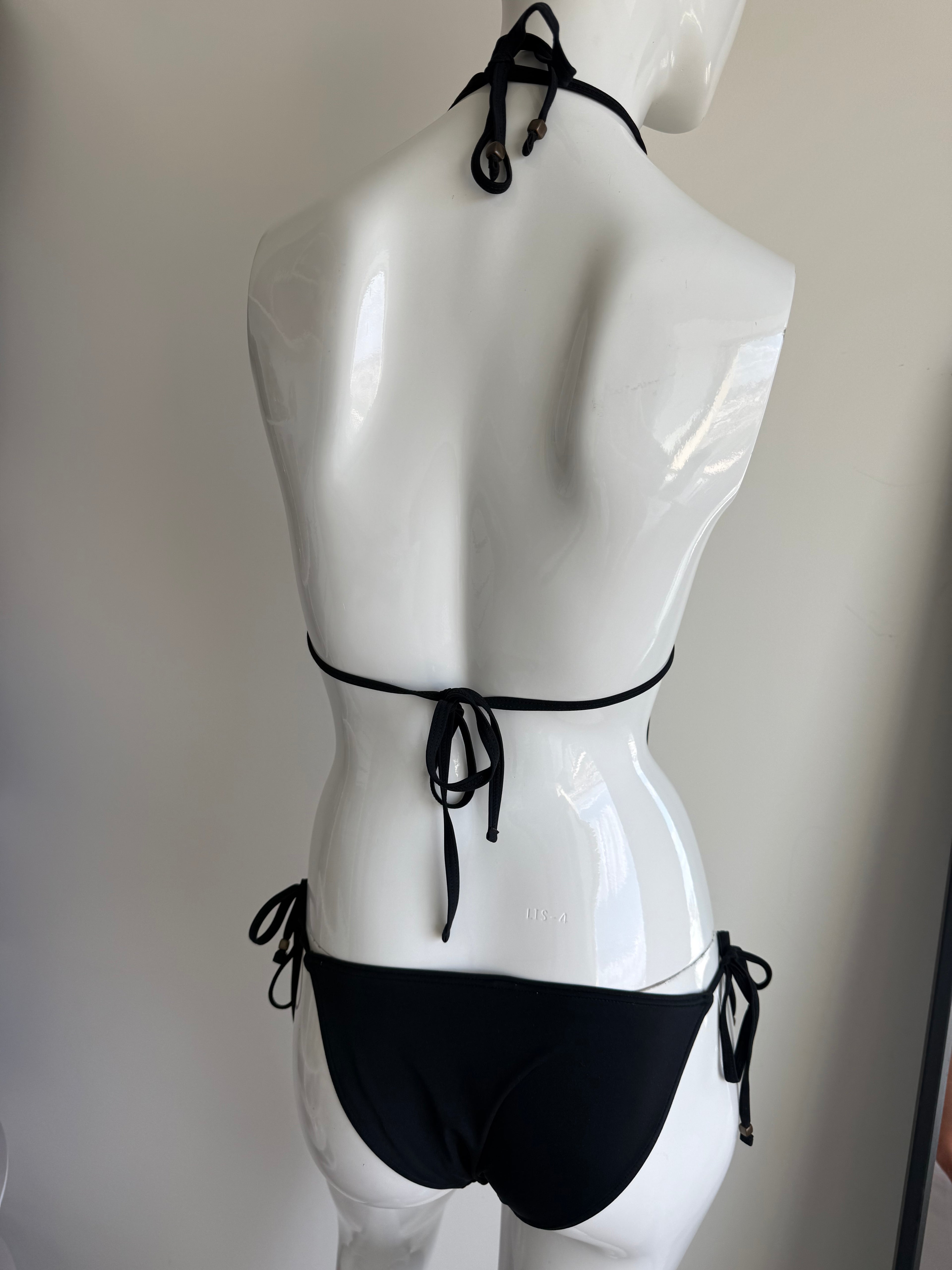 Dorothy Perkins Embellished Black Cutout Swimsuit