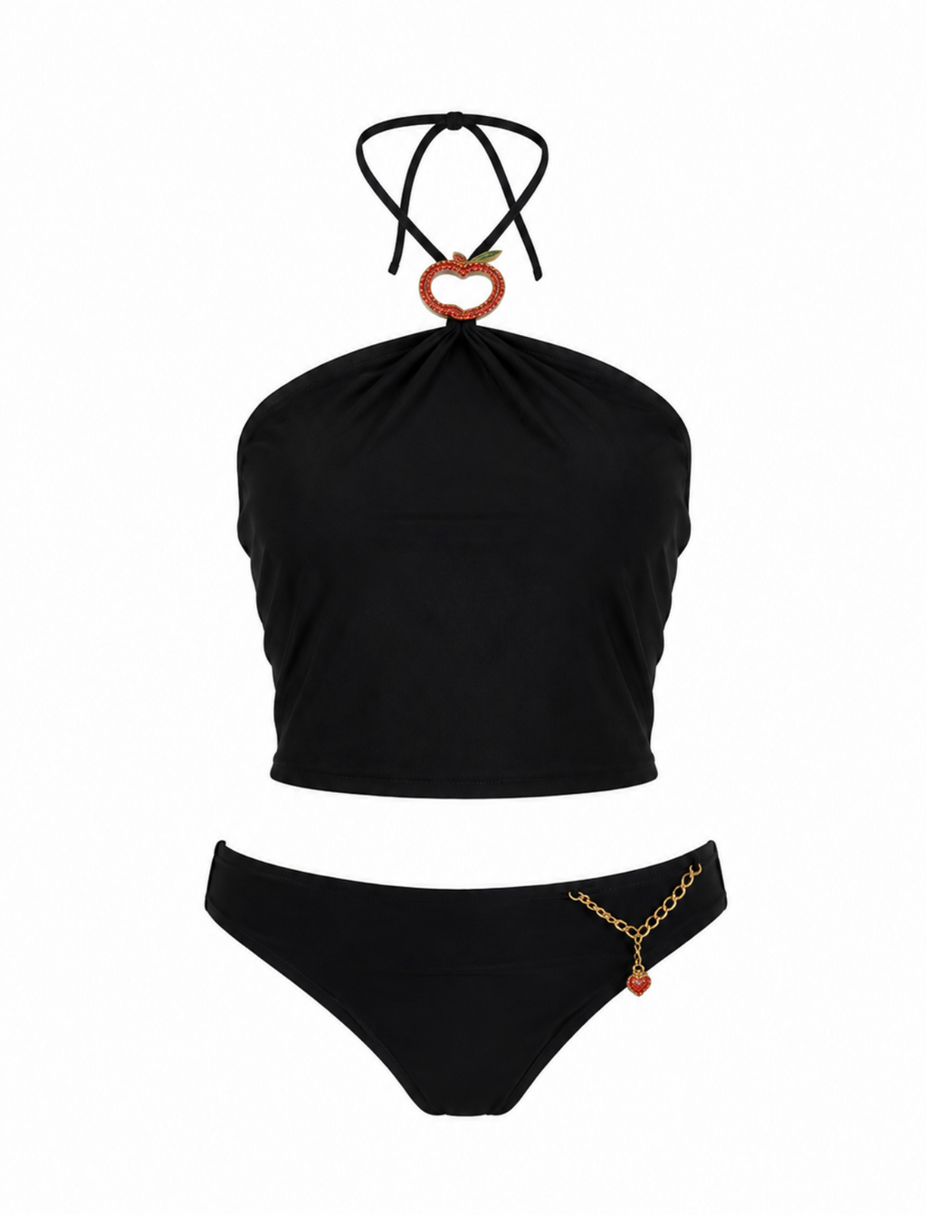 Apple Bottoms Black Tankini
