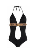 Just Cavalli Black Cutout Swimsuit